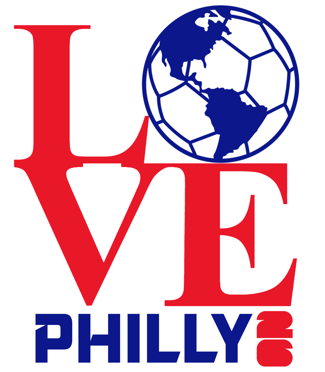 LOVE Philly 26 Dri-Fit Long Sleeve — Sport-Tek ST350LS (White)
